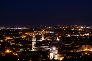 Verona panoramica notturna